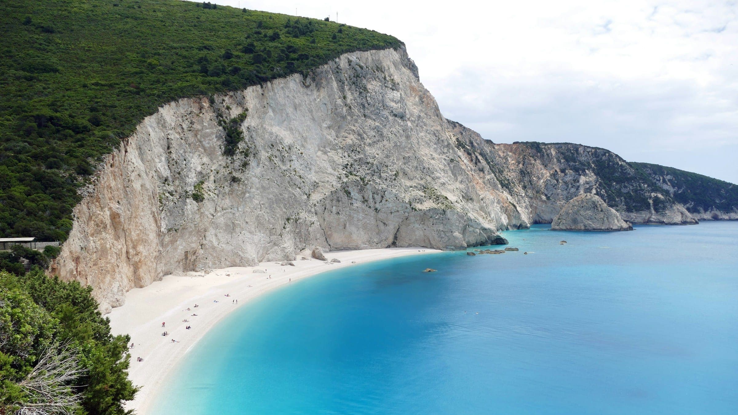 Scenic view of Lefkada island